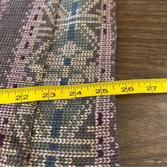 ❤️Chaps Brown and Pink Patterned Sweater XS - Picture 10 of 10